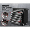 Giantz Tool Chest and Trolley Box Cabinet 16 Drawers Cart Garage Storage Black Deals499
