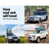 Giantz Universal Roof Rack Basket Car Carrier Steel 123cm Deals499