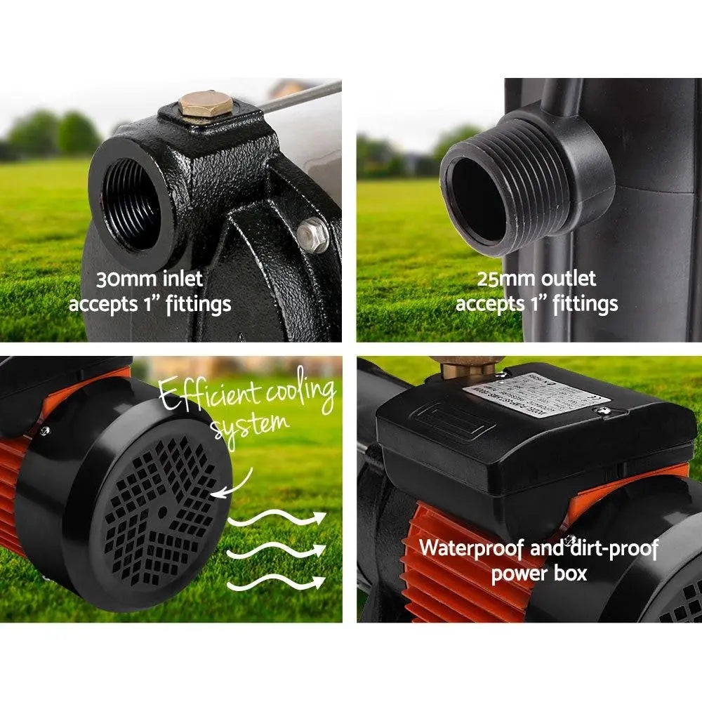 Giantz Water Pump High Pressure Multi Stage Farm Rain Tank Irrigation Garden Deals499