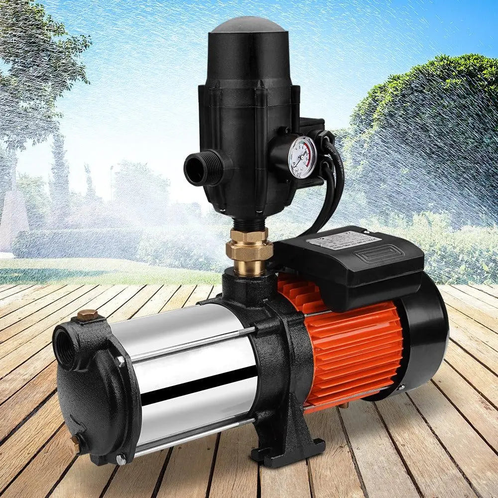 Giantz Water Pump High Pressure Multi Stage Farm Rain Tank Irrigation Garden Deals499
