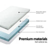Giselle Bedding Cool Gel Memory Foam Mattress Topper w/Bamboo Cover 8cm - Double Giselle