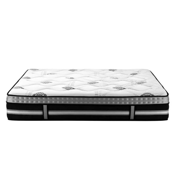 Giselle Bedding Galaxy Euro Top Cool Gel Pocket Spring Mattress 35cm Thick  Queen Giselle