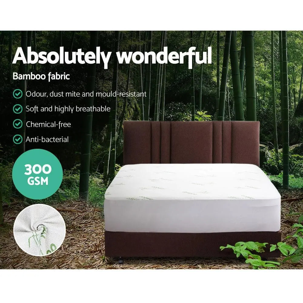 Giselle Bedding Giselle Bedding Bamboo Mattress Protector Single Giselle