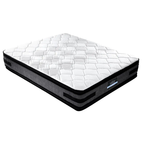 Giselle Bedding Luna Euro Top Cool Gel Pocket Spring Mattress 36cm Thick  Double Giselle