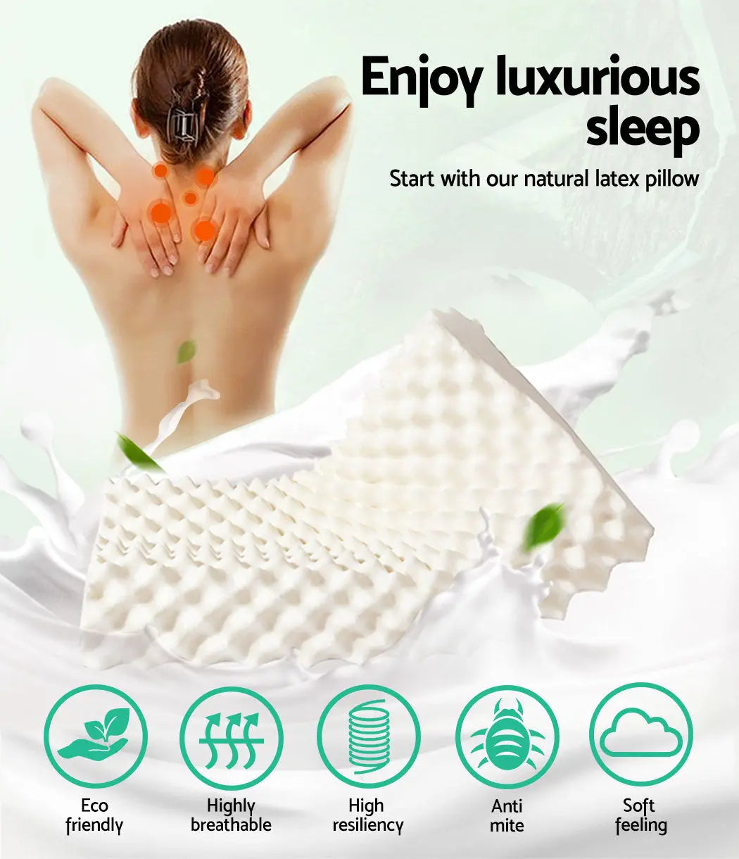 Giselle Bedding Natural Latex Pillow Giselle