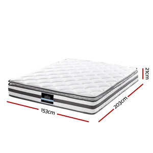 Giselle Bedding Normay Bonnell Spring Mattress 21cm Thick  Queen Giselle