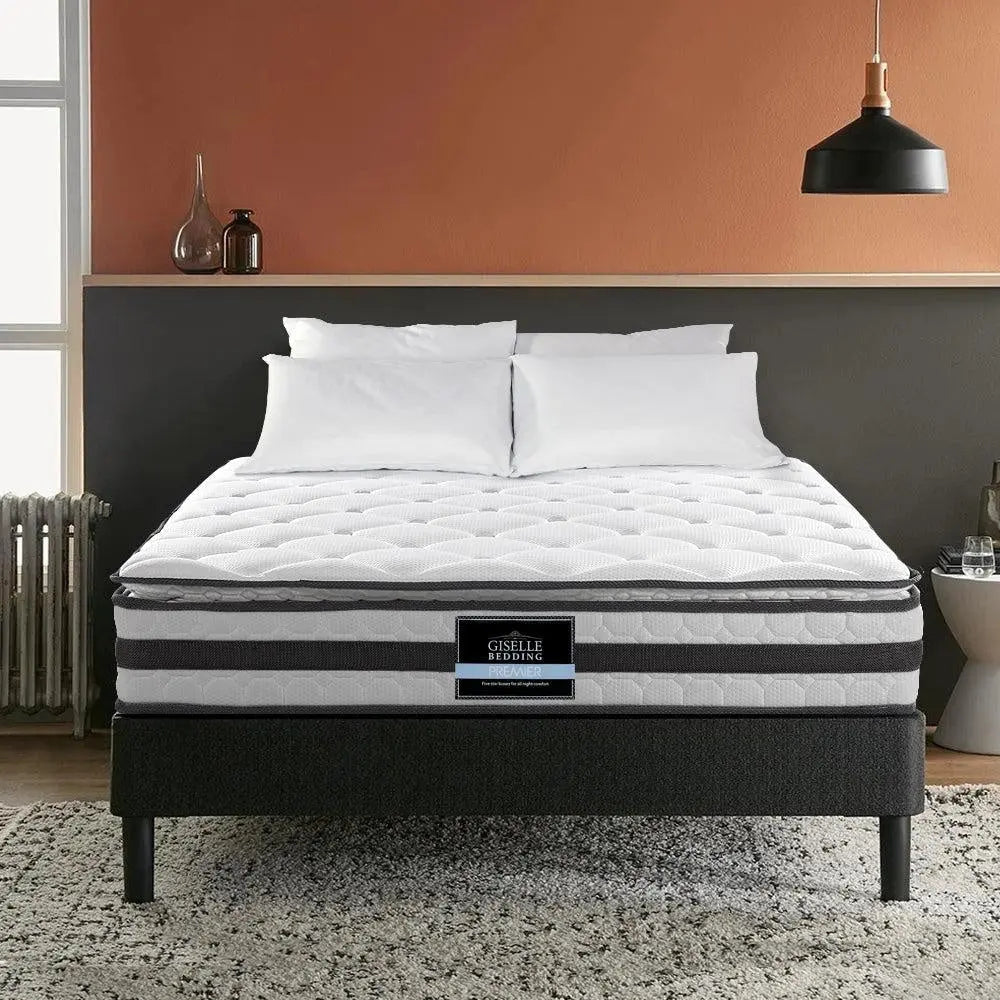 Giselle Bedding Normay Bonnell Spring Mattress 21cm Thick  Queen Giselle