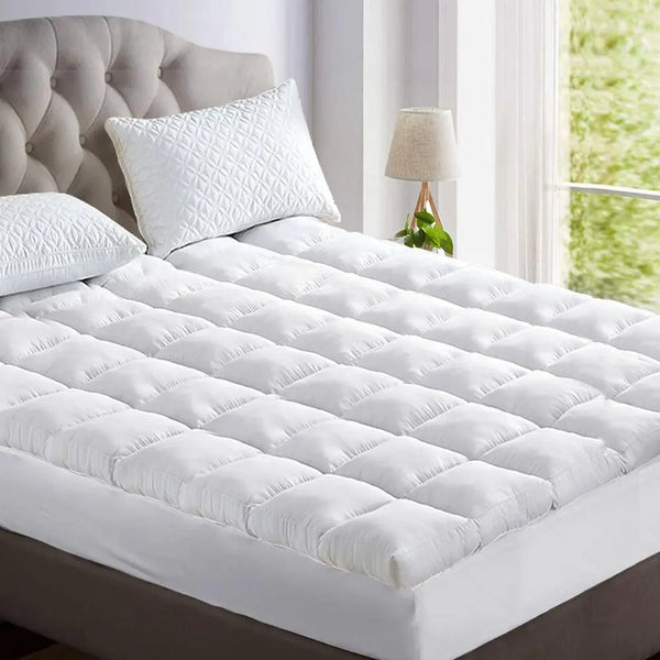 Giselle King Mattress Topper Bamboo Fibre Pillowtop Protector Giselle