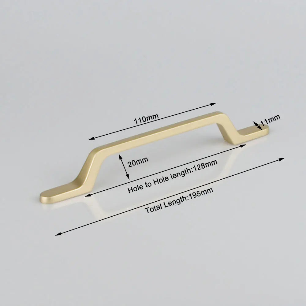 Gold Zinc Kitchen Cabinet Handles Drawer Bar Handle Pull 128mm Deals499