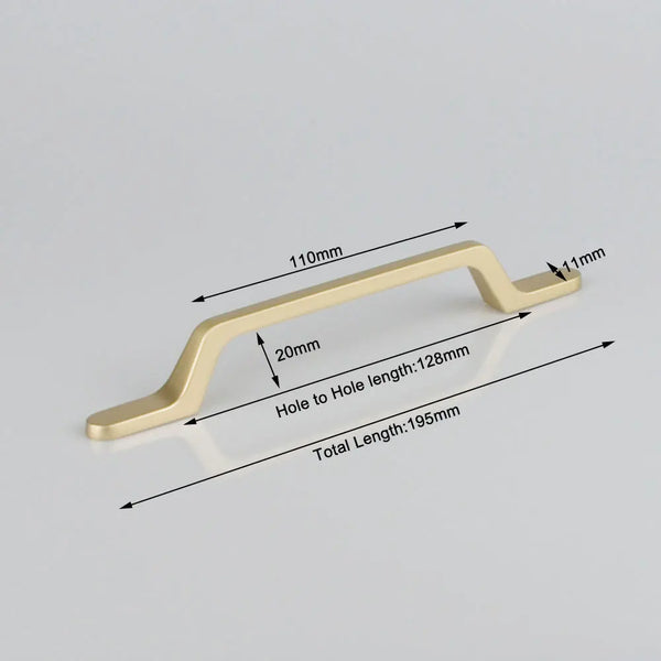 Gold Zinc Kitchen Cabinet Handles Drawer Bar Handle Pull 128mm Deals499