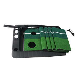 Golf Putting Mat Portable Auto Return Practice Putter Trainer Indoor Outdoor Type A Deals499