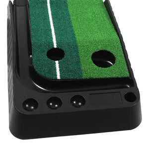 Golf Putting Mat Portable Auto Return Practice Putter Trainer Indoor Outdoor Type A Deals499