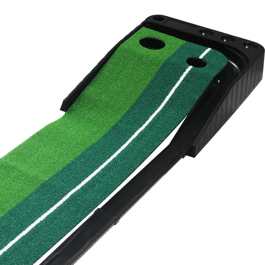 Golf Putting Mat Portable Auto Return Practice Putter Trainer Indoor Outdoor Type A Deals499