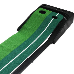 Golf Putting Mat Portable Auto Return Practice Putter Trainer Indoor Outdoor Type A Deals499