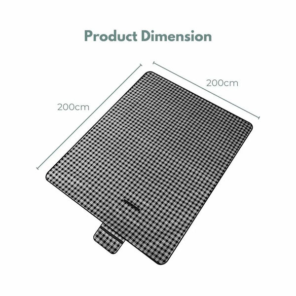 Gominimo Picnic Blanket Black GO-PB-103-XX Deals499