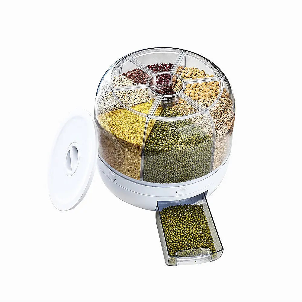 Grain Container Cereal Dispenser 10L Dry Food Rice Flour Storage Box Wall Deals499
