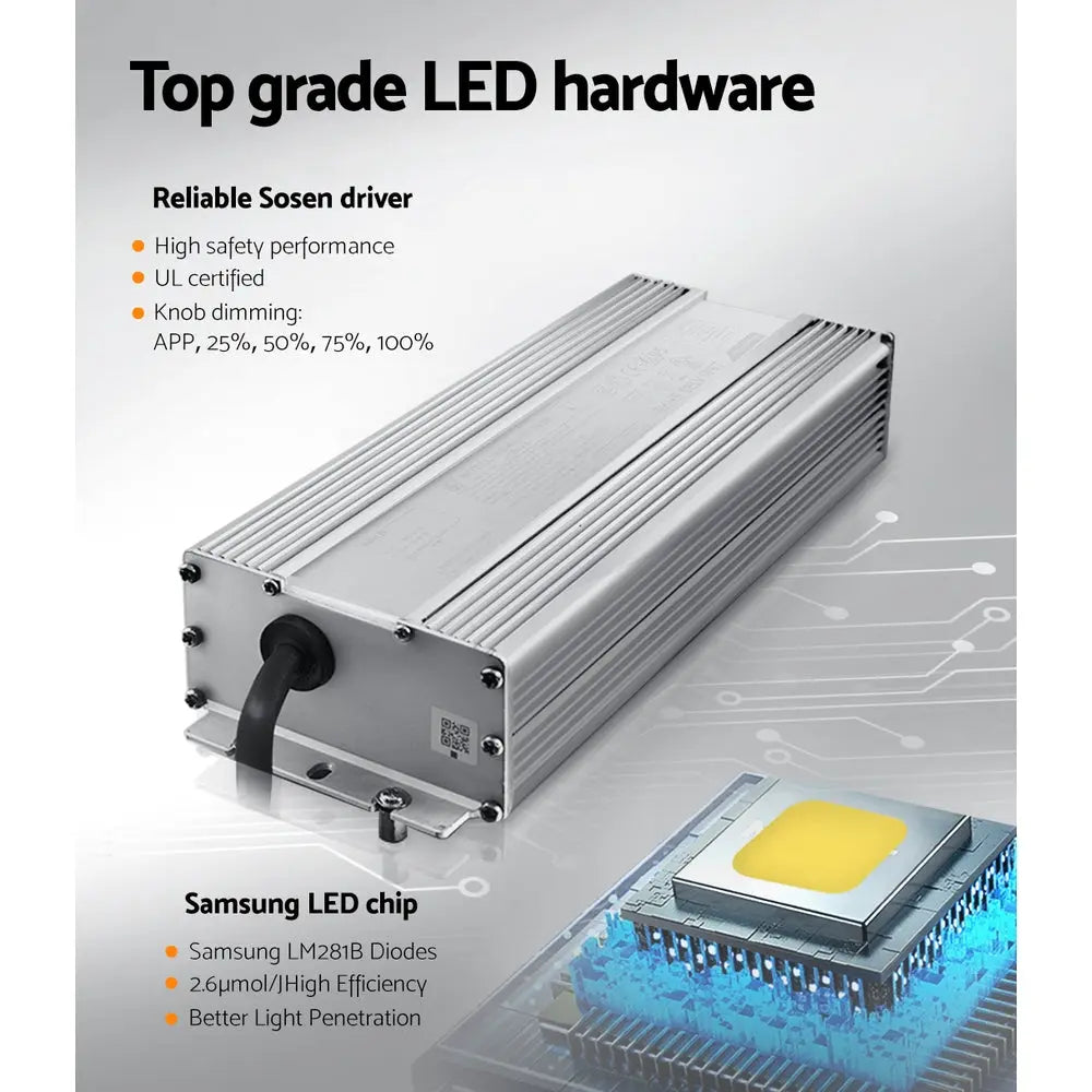 Greenfingers 3000W LED Grow Light Full Spectrum Indoor Veg Flower All Stage Deals499