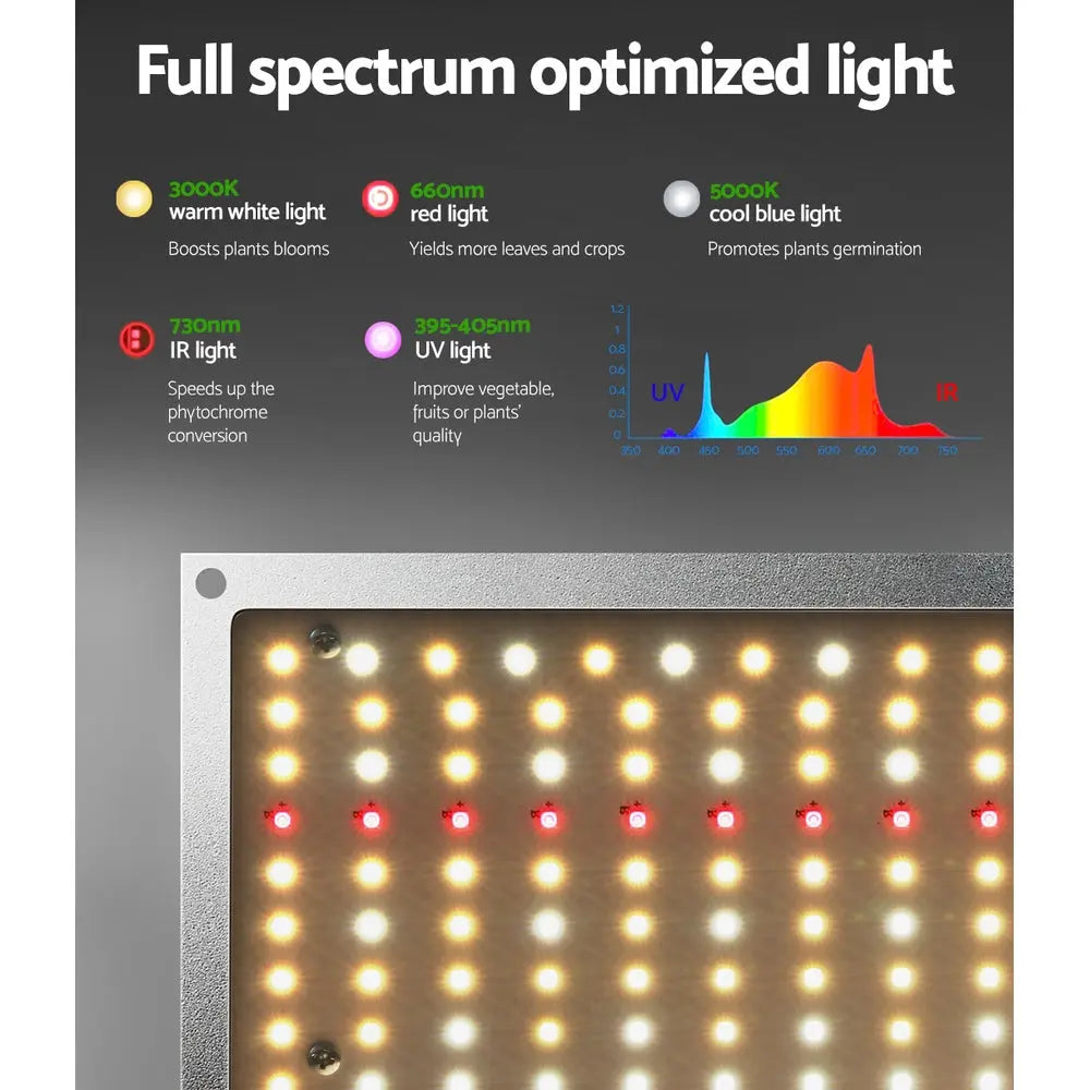 Greenfingers 3000W LED Grow Light Full Spectrum Indoor Veg Flower All Stage Deals499