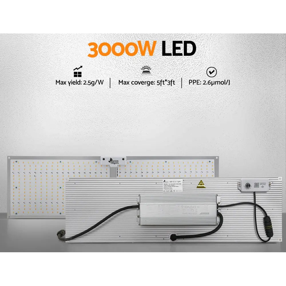 Greenfingers 3000W LED Grow Light Full Spectrum Indoor Veg Flower All Stage Deals499