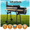 Grillz 2-in-1 Offset BBQ Smoker - Black Deals499