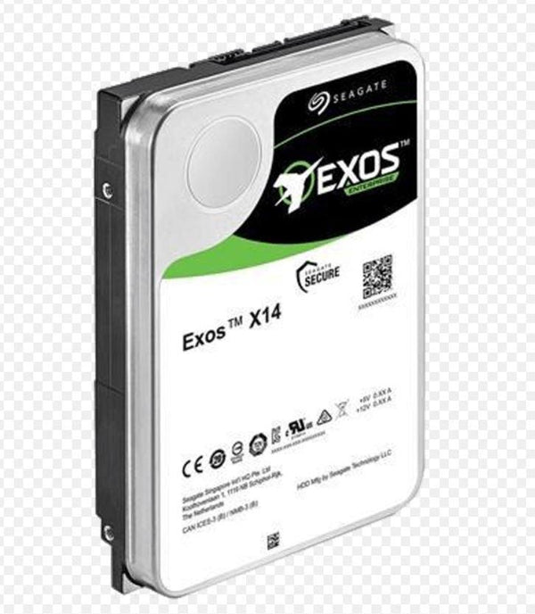 SEAGATE 12TB 3.5' SATA EXOS Enterprise 512E, 6GB/S 7200RPM 24x7 data availability HDD. 5 Years Warranty SEAGATE
