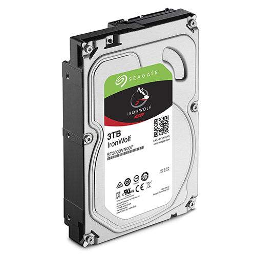 SEAGATE 3TB 3.5' IronWolf NAS 5900RPM SATA3 6Gb/s 64MB HDD. 3 Years Warranty SEAGATE