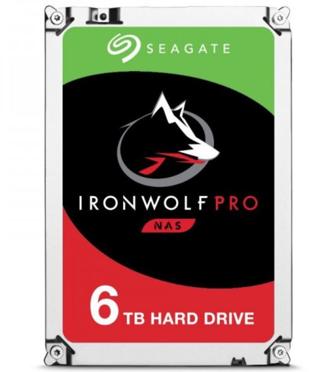 SEAGATE 6TB 3.5' IronWolf Pro NAS ST6000NE000 7200 RPM 256MB Cache SATA 6.0Gb/s 5 Yrs Warranty SEAGATE