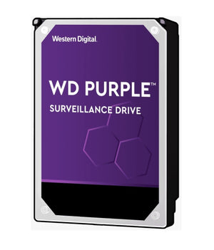 WESTERN DIGITAL Digital WD Purple 6TB 3.5' Surveillance HDD 5400RPM 128MB SATA3 6Gb/s 175MB/s 180TBW 24x7 64 Cameras AV NVR DVR 1.5mil MTBF 3yrs ~WD60PURZ WESTERN DIGITAL