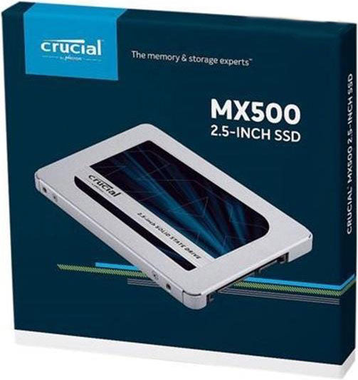 MICRON (CRUCIAL)-P MX500 2TB 2.5' SATA SSD - 3D TLC 560/510 MB/s 90/95K IOPS Acronis True Image Cloning Software 5yr wty 7mm w/9.5mm Adapter MICRON