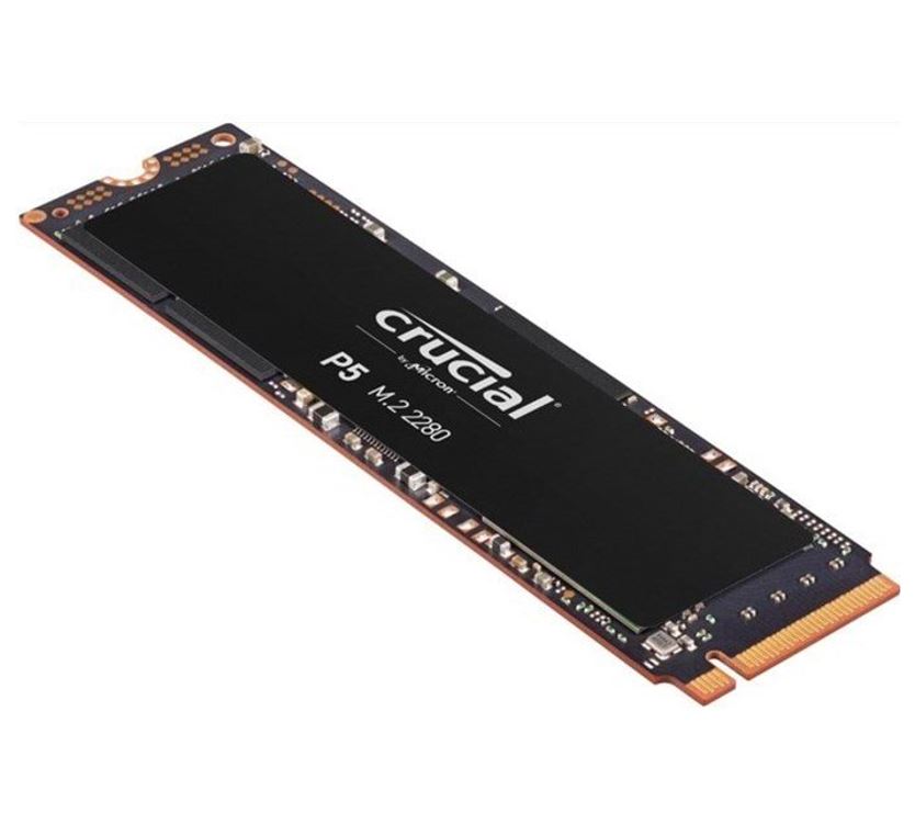 MICRON (CRUCIAL) P5 1TB NVMe PCIe M.2 SSD - 3D NAND 3400R/3000W MB/s 600TBW 1.8mil hrs MTBF Acronis True Image Rapid Full-Drive Encryption 5yrs ~MZ-V7S1T0BW MICRON