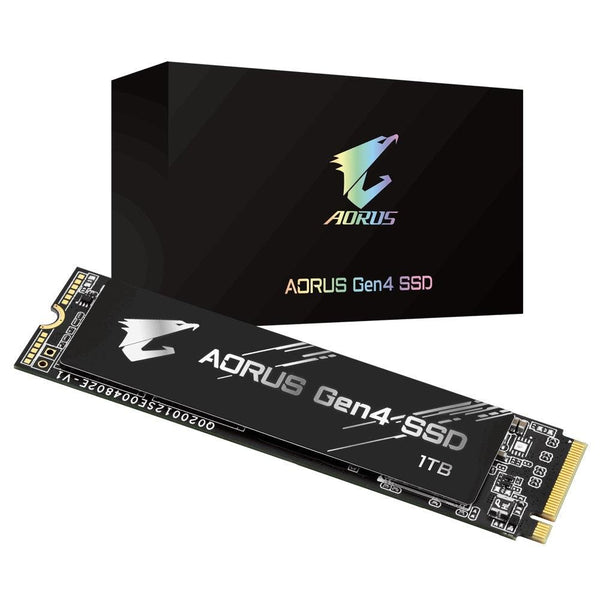 GIGABYTE M.2 AORUS Gen4 SSD 1TB 5000/4400 MB/s PCI-Express 4.0 x4, NVMe 1.3 GP-AG41TB GIGABYTE