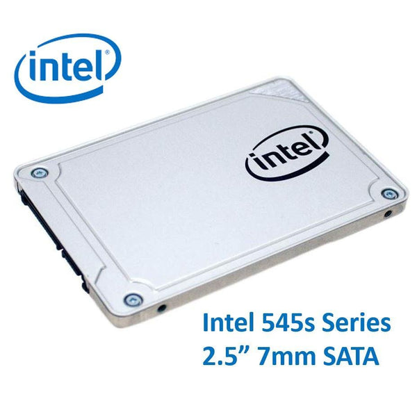 INTEL 545s Series 2.5' 256GB SSD SATA3 6Gbps 550/500MB/s 7mm TCL 3D NAND 75K/85K IOPS 1.6 Million Hours MTBF Solid State Drive 5yrs Wty INTEL