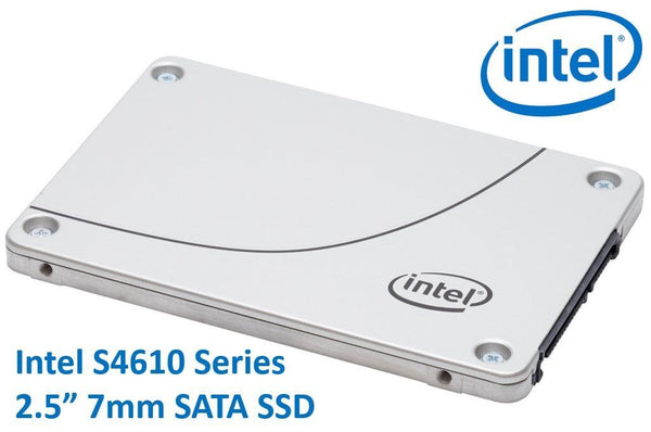 INTEL DC S4610 2.5' 240GB SSD SATA3 6Gbps 3D2 TCL 7mm 560R/320W MB/s 92K/28K IOPS 3xDWPD 2 Mil Hrs MTBF Data Center Server 5yrs Wty ~HBI-S4510-240GB INTEL
