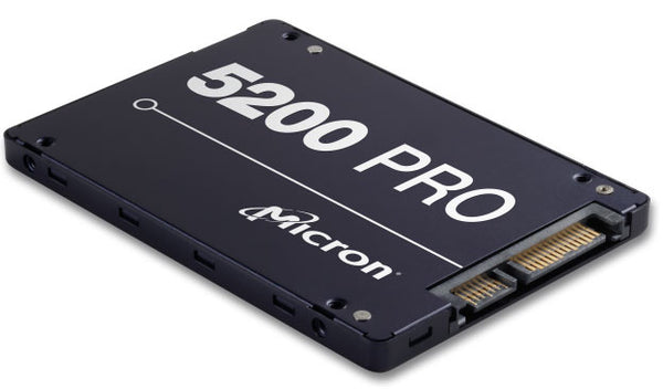 MICRON (CRUCIAL) 5200 PRO 960GB 2.5' SATA3 6Gbps 2DWPD SSD 3D TLC NAND 540R/520W MB/s 95K/32K IOPS 7mm Server Data Centre 3 Mil hrs 5yrs Crucial LS MICRON