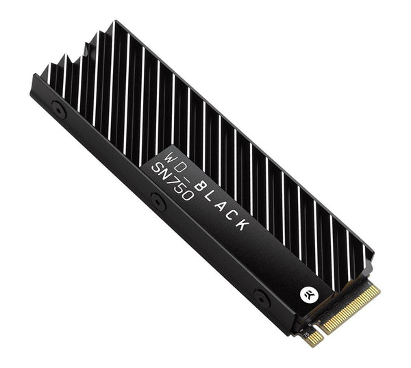 Western Digital WD Black SN750 2TB NVMe SSD 3430MB/s 2900MB/s R/W 1200TBW 480/550K IOPS M.2 2280 PCIe Gen 3 1.75mil hrs MTBF 5Yrs Wty WESTERN DIGITAL