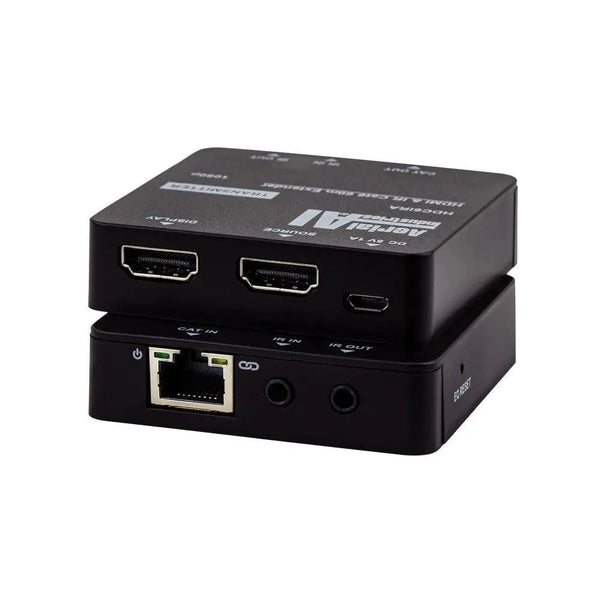 HDMI Extender Over Cat 5e 60 Meters with IR Repeater & HDMI In Loop Through Deals499