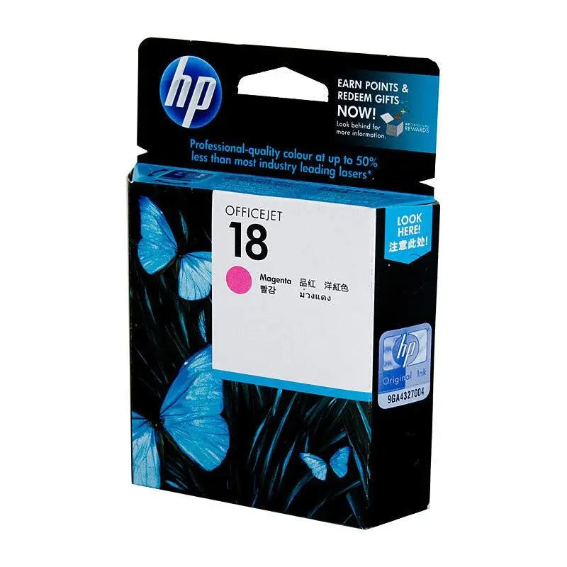 HP #18 Magenta Ink Cartridge C4938A HP