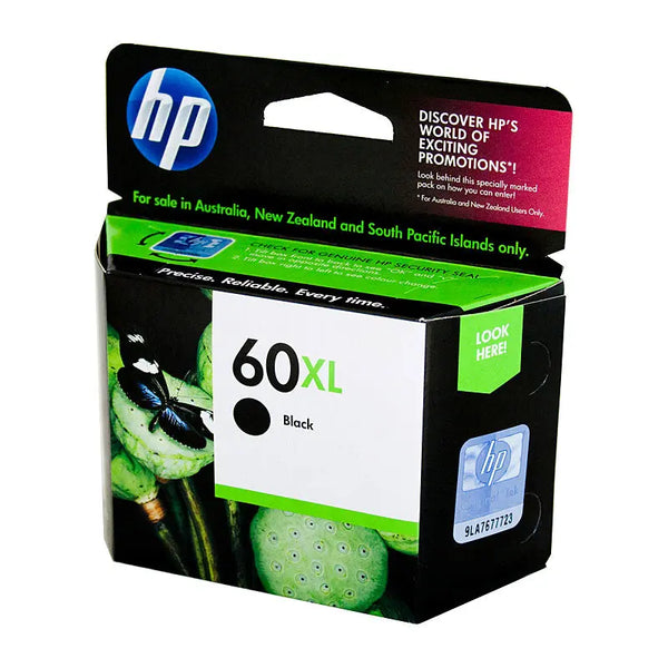 HP #60XL Black Ink CC641WA HP
