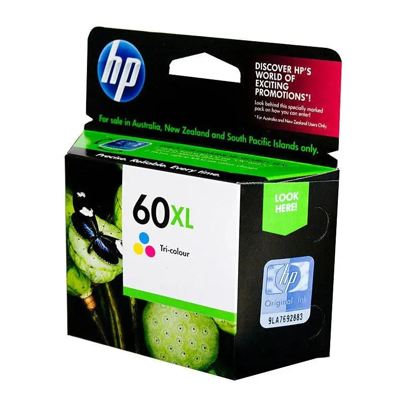 HP #60XL Tri Colour Ink CC644WA HP