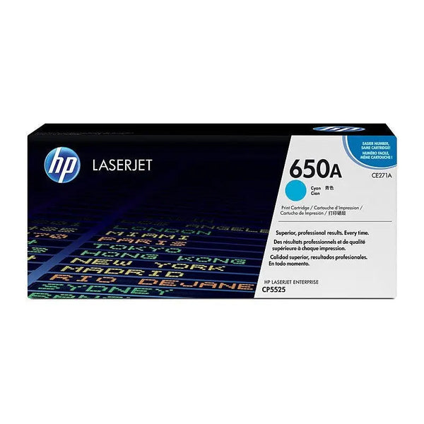 HP #650A Cyan Toner CE271A HP
