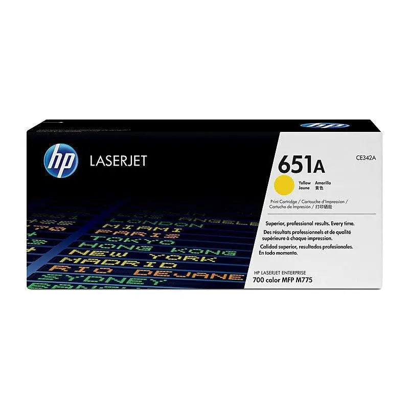 HP #651A Yellow Toner CE342A HP