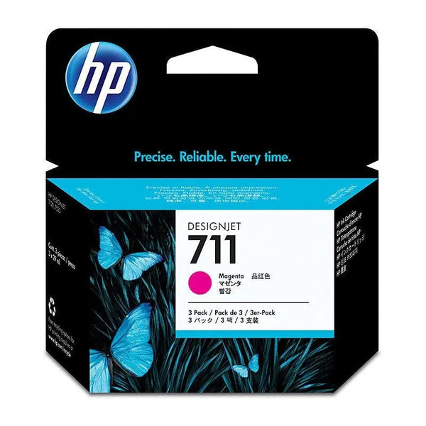 HP #711 29ml Magenta 3 Pk CZ135A HP