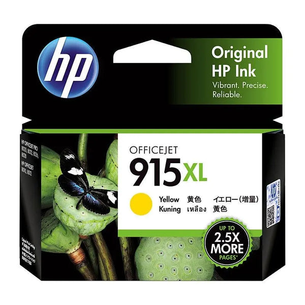 HP #915XL Yellow Ink 3YM21AA Genuine Inkjet Cartridge HP