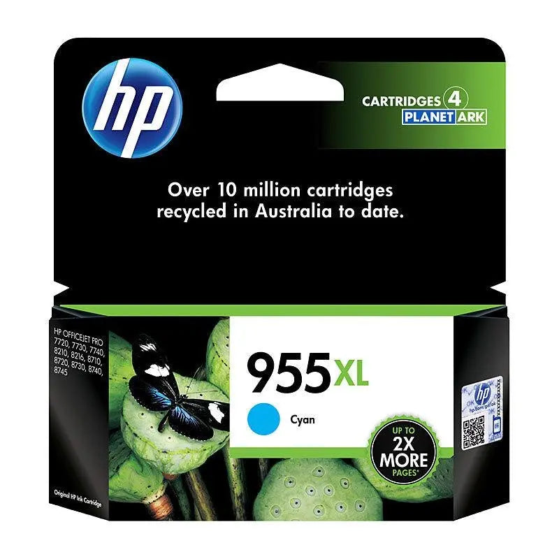 HP #955XL Cyan Ink L0S63AA HP