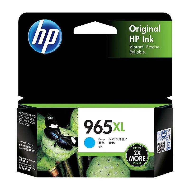 HP #965XL Cyan Ink 3JA81AA HP