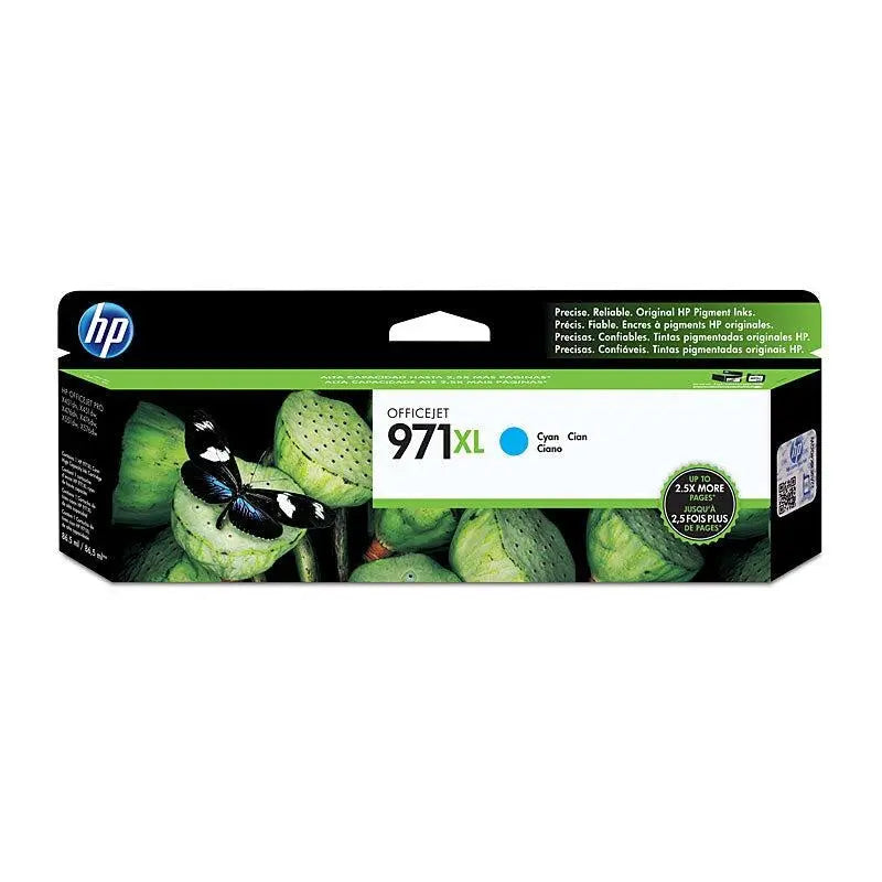 HP #971XL Cyan Ink CN626AA HP