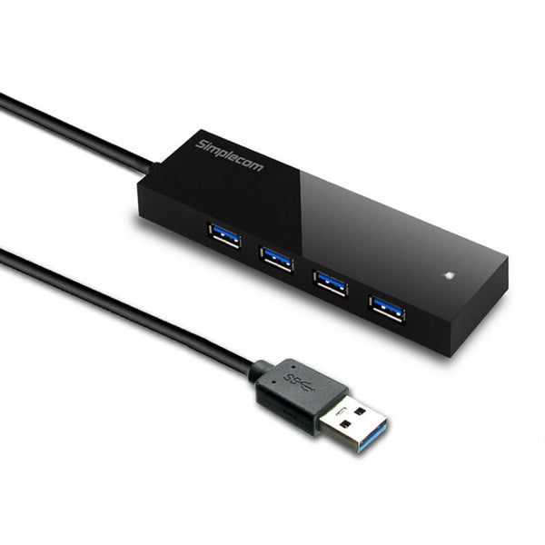 SIMPLECOM CH341 USB 3.0 External 4 Port HUB Built-in 0.5M Cable For PC Laptop - UST-ACH124US - USMB-MB-U3H-01K - USMB-MB-HUB43ST SIMPLECOM