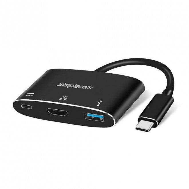 SIMPLECOM DA310 USB 3.1 Type C to HDMI USB 3.0 Adapter with PD Charging (Support DP Alt Mode and Nintendo Switch) SIMPLECOM