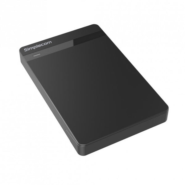 SIMPLECOM SE203 Tool Free 2.5' SATA HDD SSD to USB 3.0 Hard Drive Enclosure - Black Enclosure SIMPLECOM