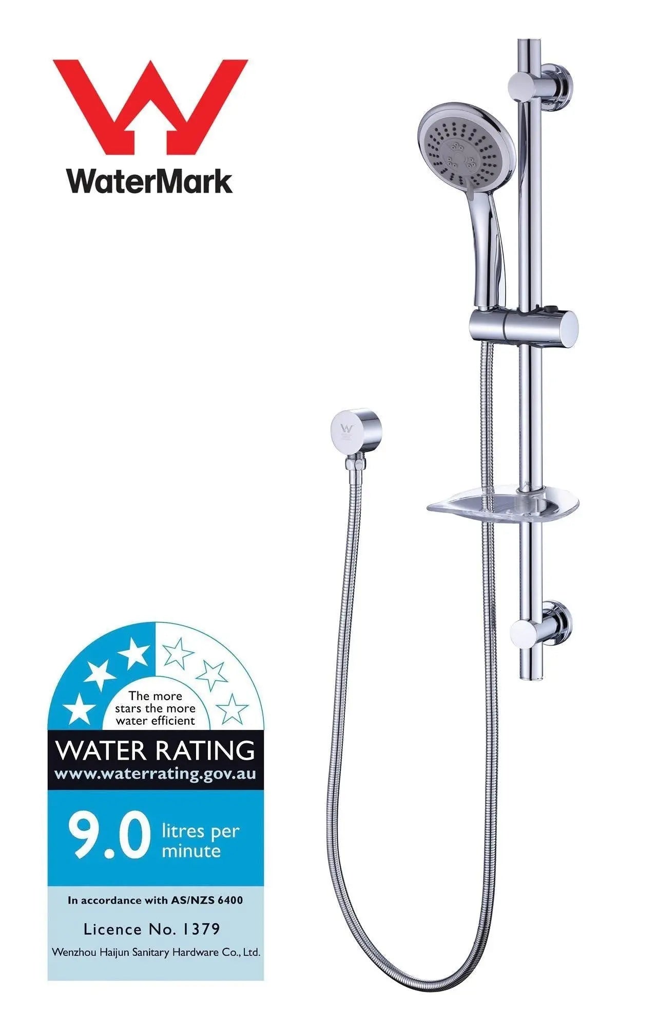 Hand Held Shower Rail Soap Dish Bathroom Set Deals499